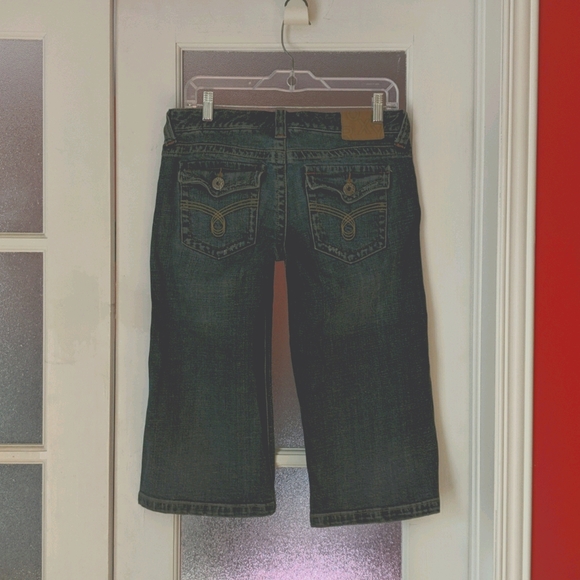 3/$50! Roxy denim 3/4 jeans size 7 - Picture 2 of 3